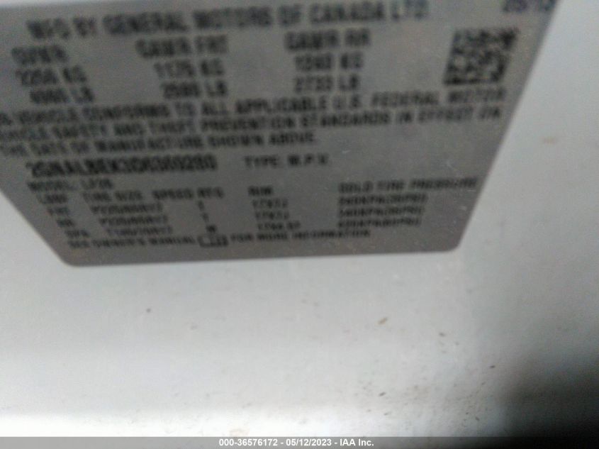 2013 CHEVROLET EQUINOX LS - 2GNALBEK3D6369280