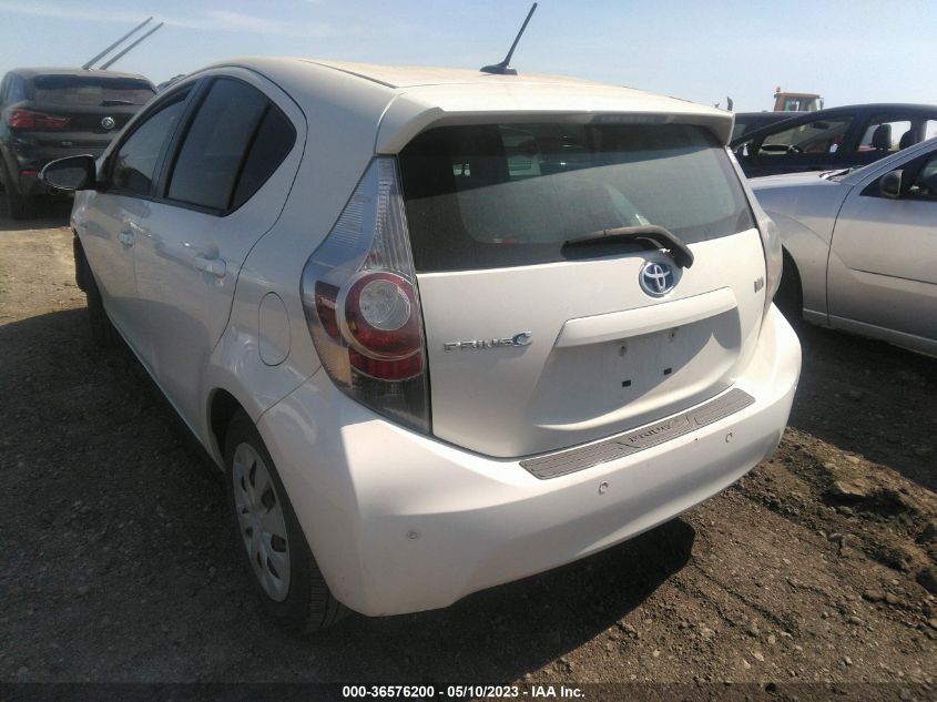 2013 TOYOTA PRIUS C ONE/TWO/THREE/FOUR - JTDKDTB35D1544208