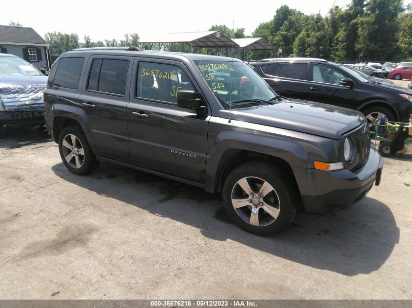 2016 JEEP PATRIOT HIGH ALTITUDE EDITION - 1C4NJRFB6GD596976
