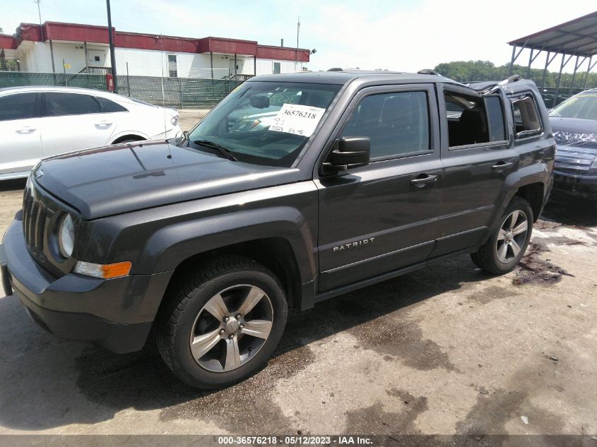 2016 JEEP PATRIOT HIGH ALTITUDE EDITION - 1C4NJRFB6GD596976