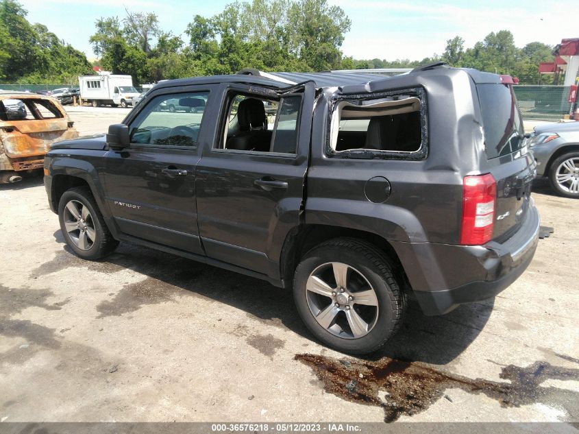 2016 JEEP PATRIOT HIGH ALTITUDE EDITION - 1C4NJRFB6GD596976