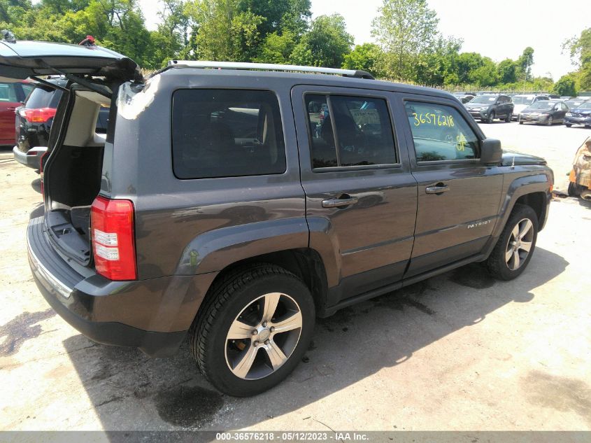 2016 JEEP PATRIOT HIGH ALTITUDE EDITION - 1C4NJRFB6GD596976