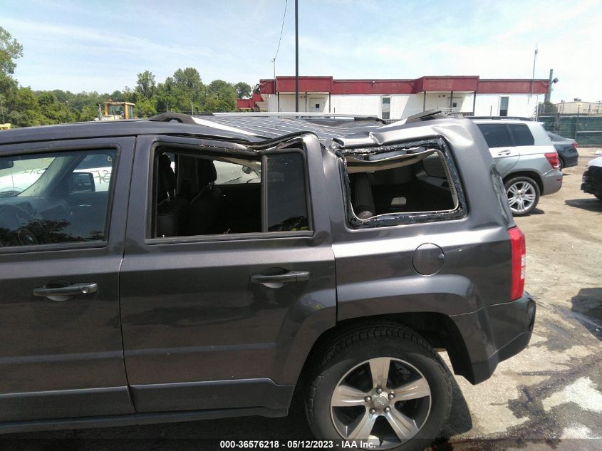 2016 JEEP PATRIOT HIGH ALTITUDE EDITION - 1C4NJRFB6GD596976
