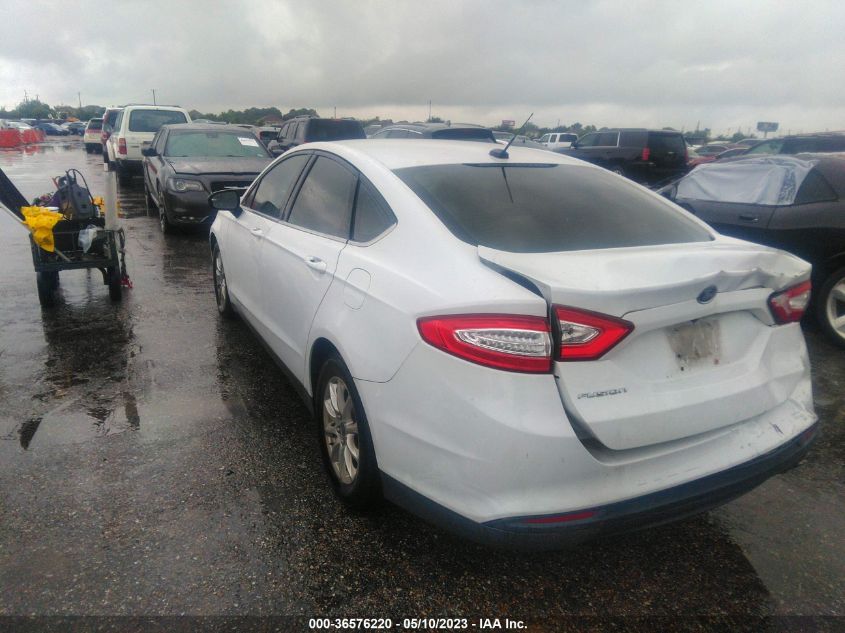 2015 FORD FUSION S - 3FA6P0G76FR278859