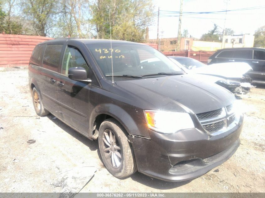 2016 DODGE GRAND CARAVAN SXT - 2C4RDGCG6GR334370