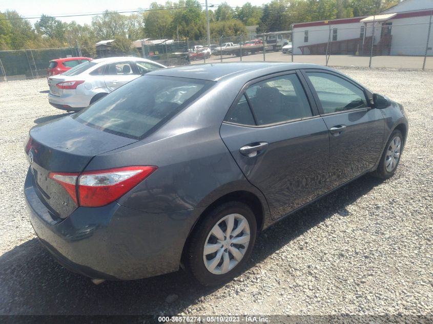 2015 TOYOTA COROLLA L/LE/S/S PLUS/LE PLUS - 2T1BURHE8FC393634