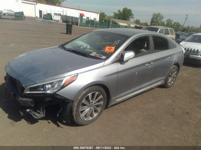 2015 HYUNDAI SONATA 2.4L SPORT - 5NPE34AF5FH216669