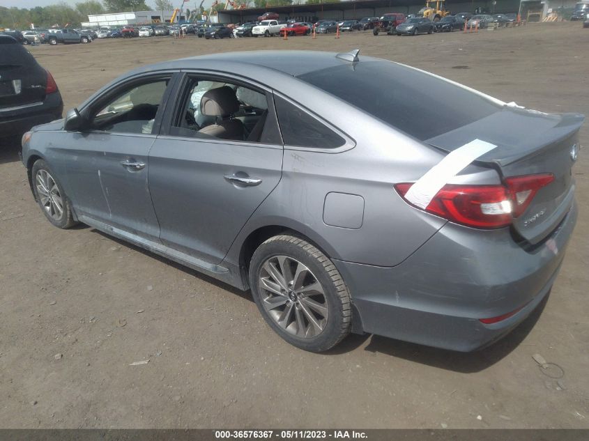 2015 HYUNDAI SONATA 2.4L SPORT - 5NPE34AF5FH216669