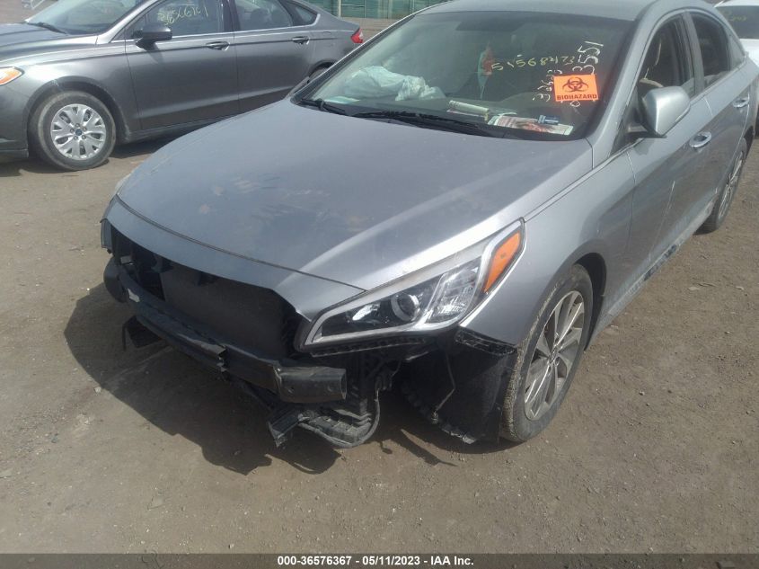 2015 HYUNDAI SONATA 2.4L SPORT - 5NPE34AF5FH216669