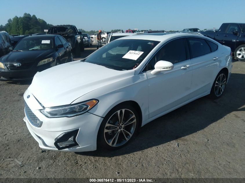 2020 FORD FUSION TITANIUM - 3FA6P0K95LR128312