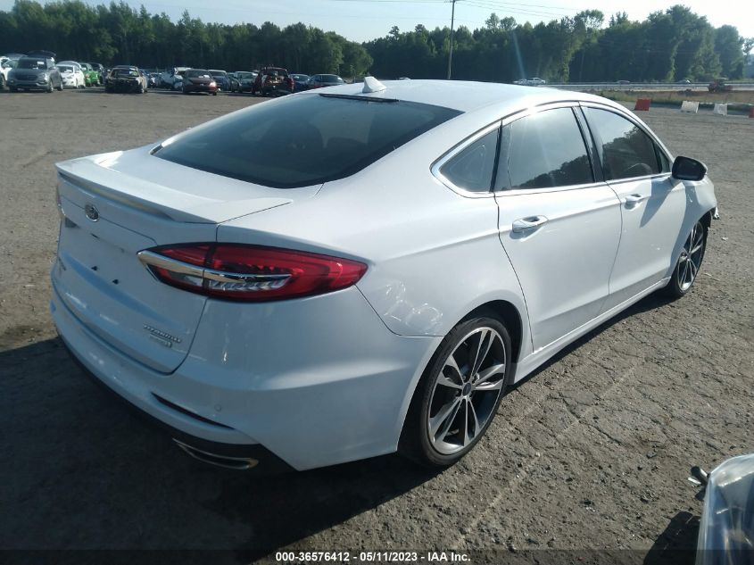 2020 FORD FUSION TITANIUM - 3FA6P0K95LR128312