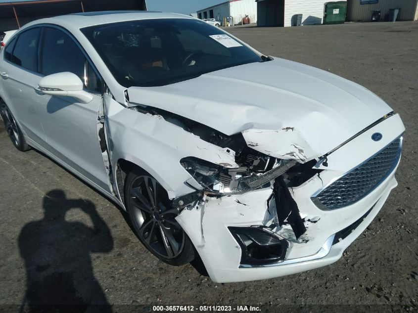 2020 FORD FUSION TITANIUM - 3FA6P0K95LR128312