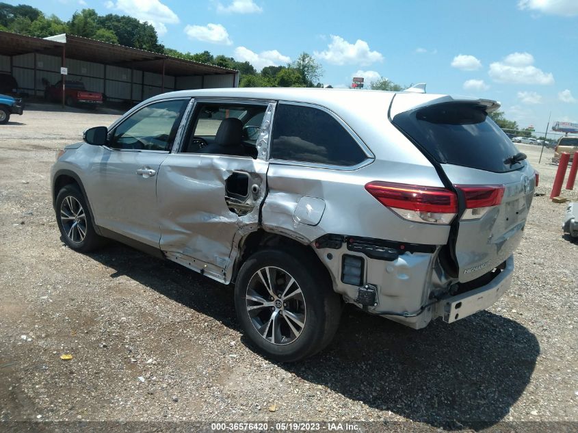 2019 TOYOTA HIGHLANDER LE - 5TDZZRFH1KS336335