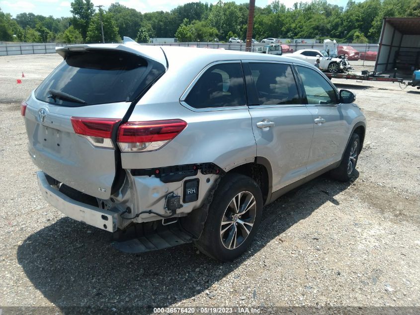 2019 TOYOTA HIGHLANDER LE - 5TDZZRFH1KS336335