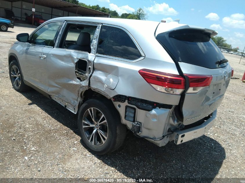 2019 TOYOTA HIGHLANDER LE - 5TDZZRFH1KS336335