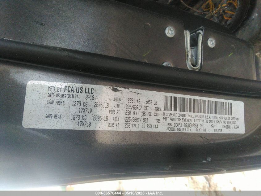 2020 JEEP CHEROKEE LATITUDE PLUS - 1C4PJLLB8LD507459