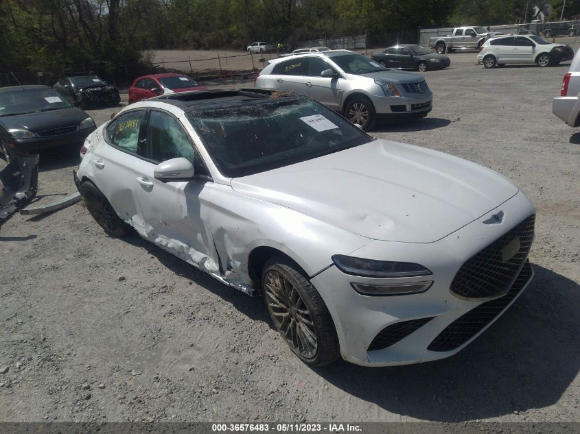 2022 GENESIS G70 3.3T LAUNCH EDITION - KMTG14TE8NU082328