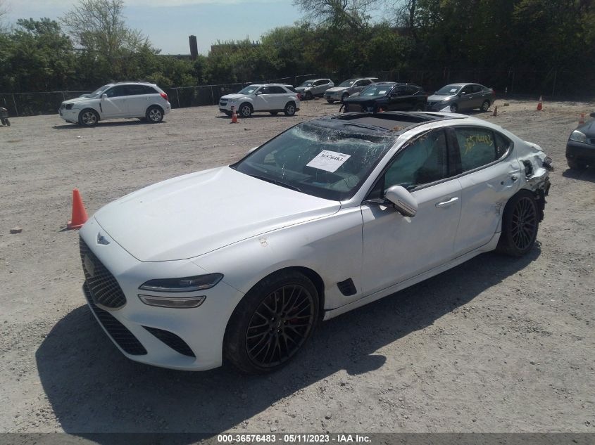 2022 GENESIS G70 3.3T LAUNCH EDITION - KMTG14TE8NU082328