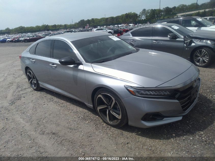2022 HONDA ACCORD SEDAN SPORT SE - 1HGCV1F40NA068834