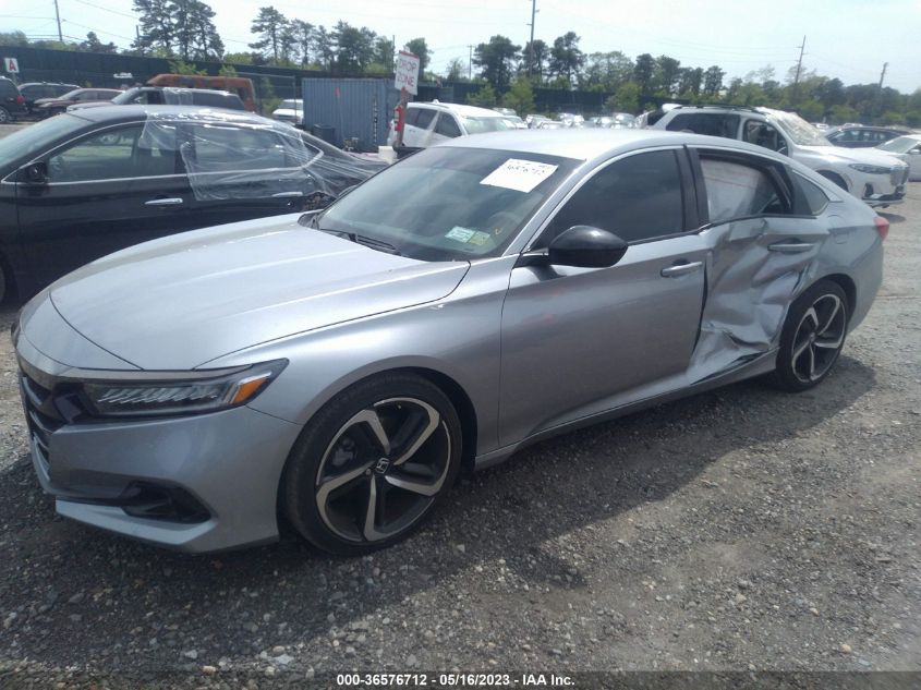 2022 HONDA ACCORD SEDAN SPORT SE - 1HGCV1F40NA068834