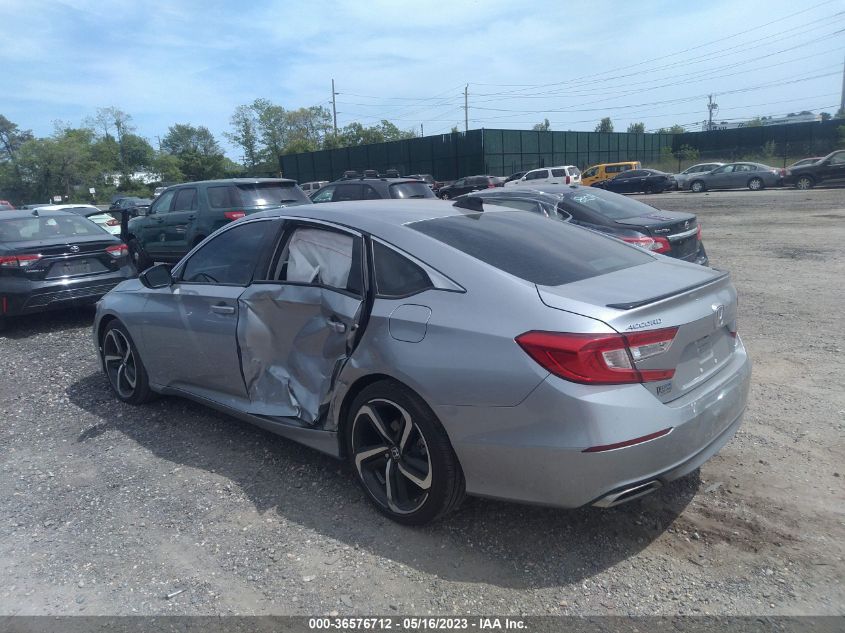 2022 HONDA ACCORD SEDAN SPORT SE - 1HGCV1F40NA068834
