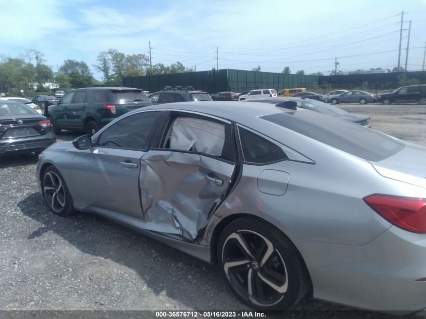 2022 HONDA ACCORD SEDAN SPORT SE - 1HGCV1F40NA068834