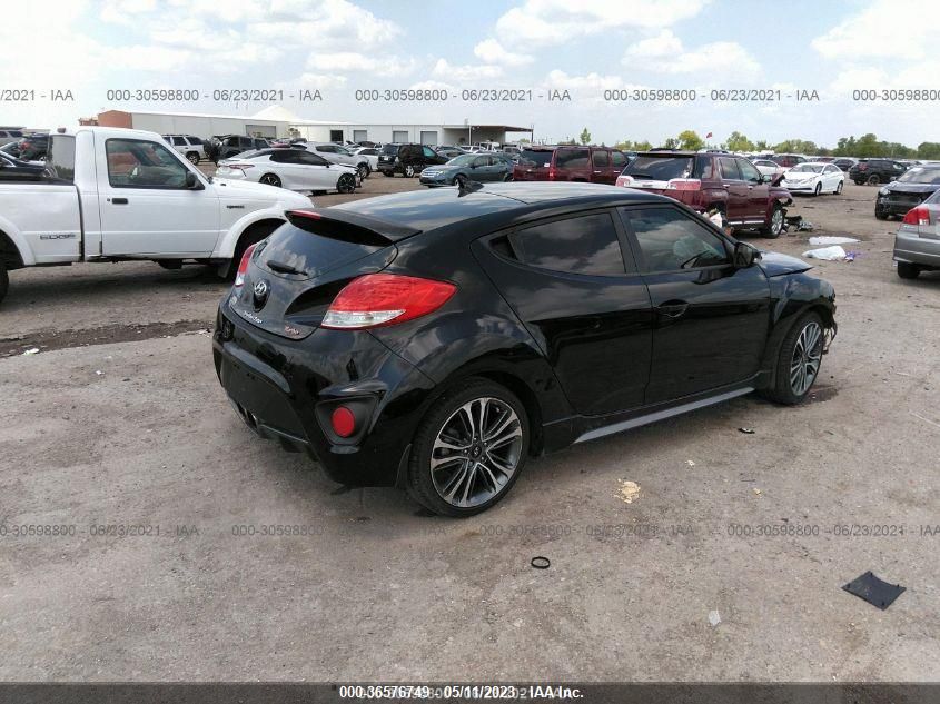 2014 HYUNDAI VELOSTER TURBO - KMHTC6AE5EU210574