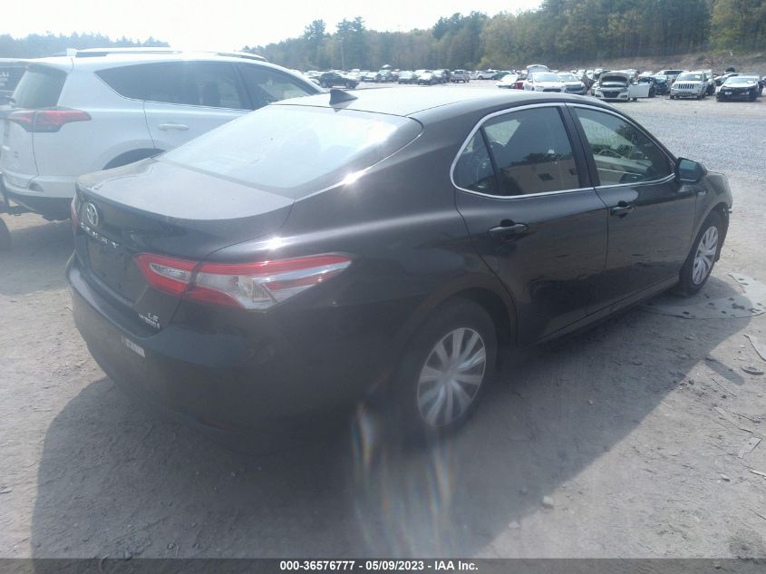 2019 TOYOTA CAMRY HYBRID LE - 4T1B31HK5KU006718