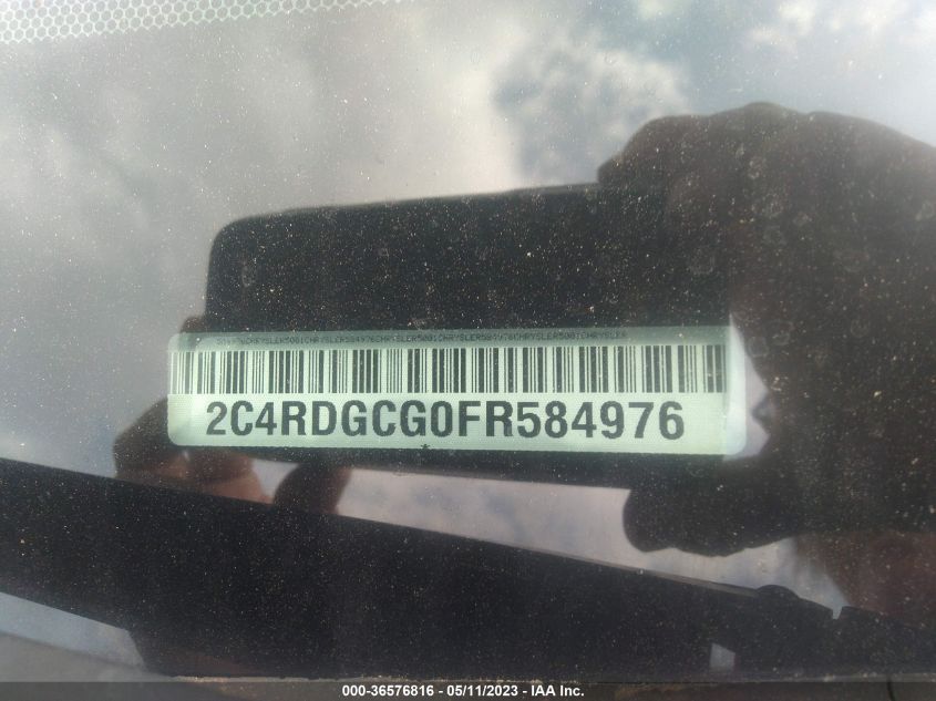 2015 DODGE GRAND CARAVAN SXT - 2C4RDGCG0FR584976