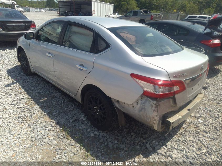 2015 NISSAN SENTRA S - 3N1AB7AP7FY310733