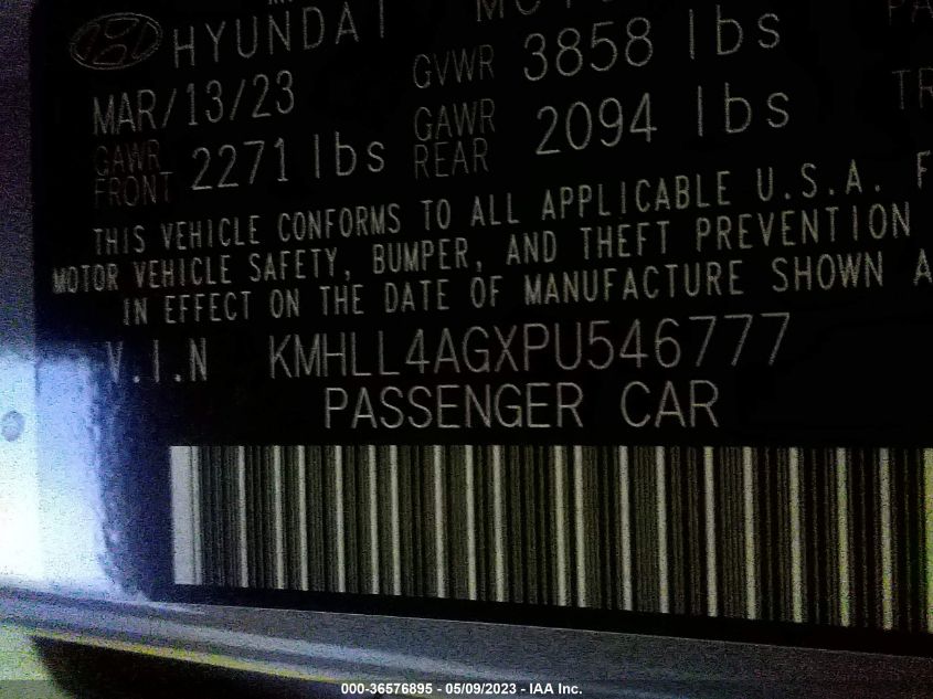 2023 HYUNDAI ELANTRA SE - KMHLL4AGXPU546777