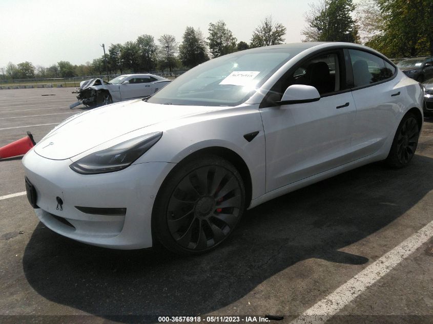 2021 TESLA MODEL 3 PERFORMANCE - 5YJ3E1ECXMF976088