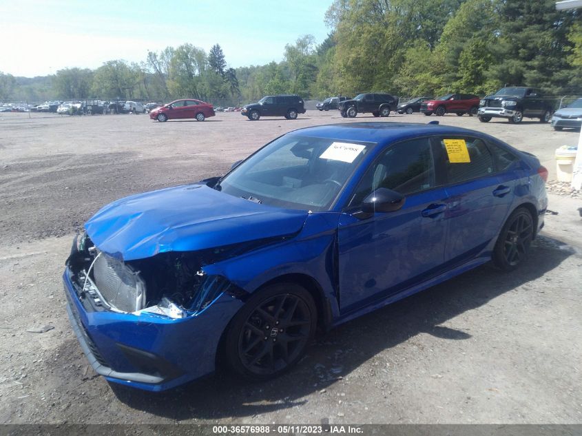 2022 HONDA CIVIC SEDAN SPORT - 2HGFE2F56NH516491