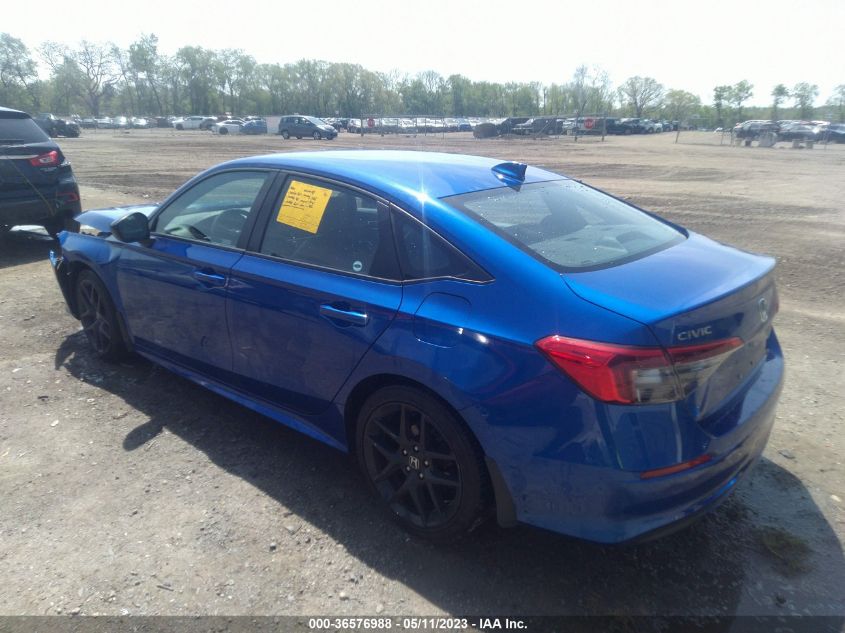 2022 HONDA CIVIC SEDAN SPORT - 2HGFE2F56NH516491