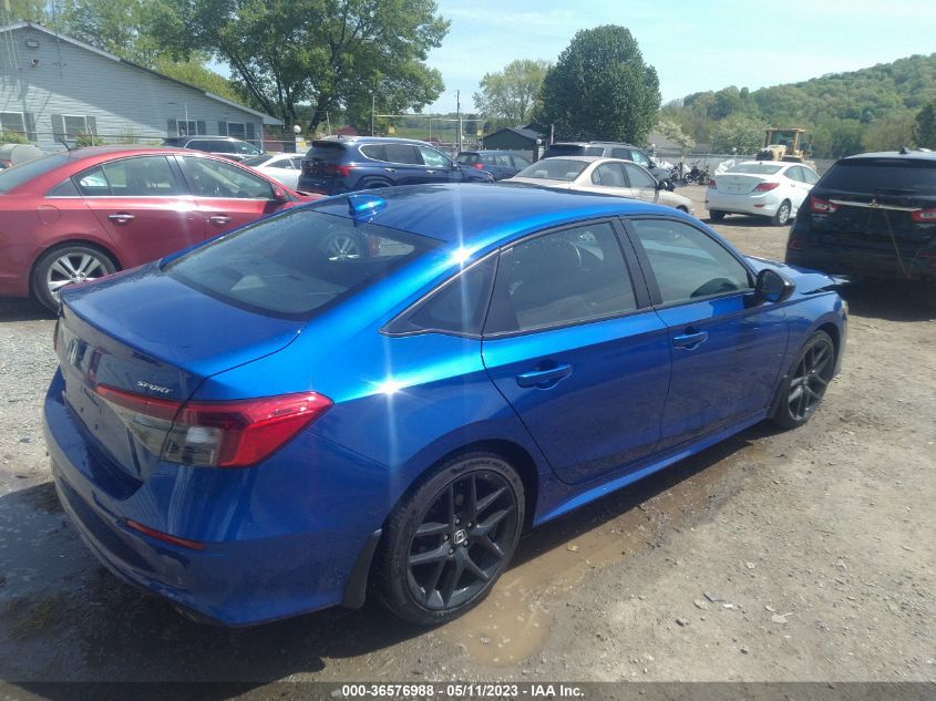 2022 HONDA CIVIC SEDAN SPORT - 2HGFE2F56NH516491