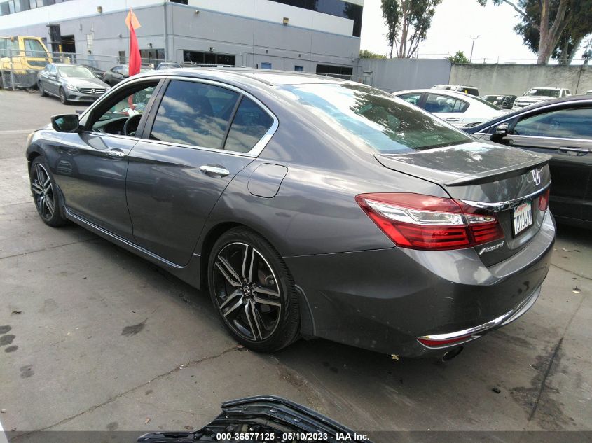 2017 HONDA ACCORD SEDAN SPORT - 1HGCR2F60HA033629