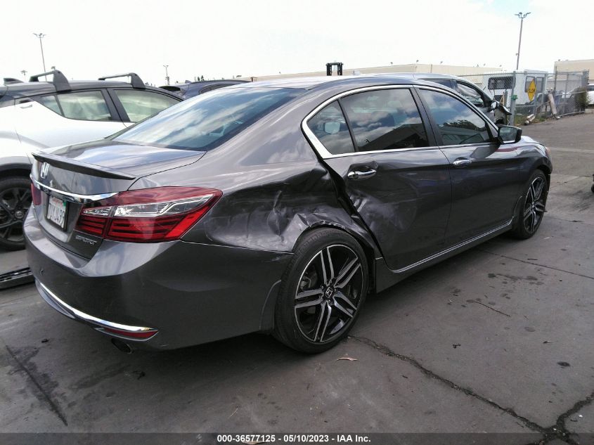 2017 HONDA ACCORD SEDAN SPORT - 1HGCR2F60HA033629