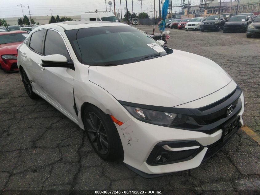2021 HONDA CIVIC HATCHBACK EX - SHHFK7H63MU424204