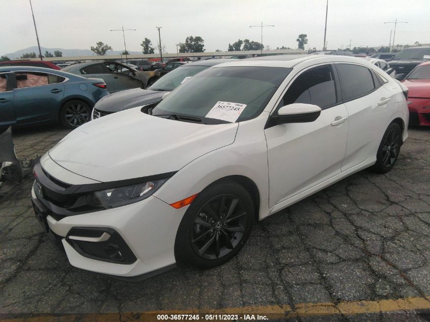 2021 HONDA CIVIC HATCHBACK EX - SHHFK7H63MU424204