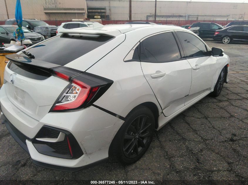 2021 HONDA CIVIC HATCHBACK EX - SHHFK7H63MU424204