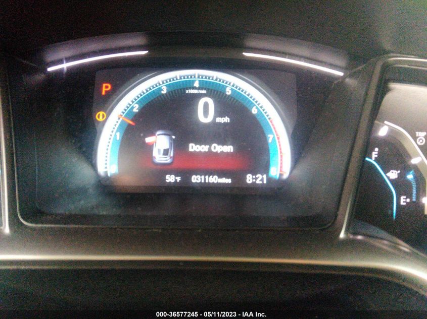 2021 HONDA CIVIC HATCHBACK EX - SHHFK7H63MU424204