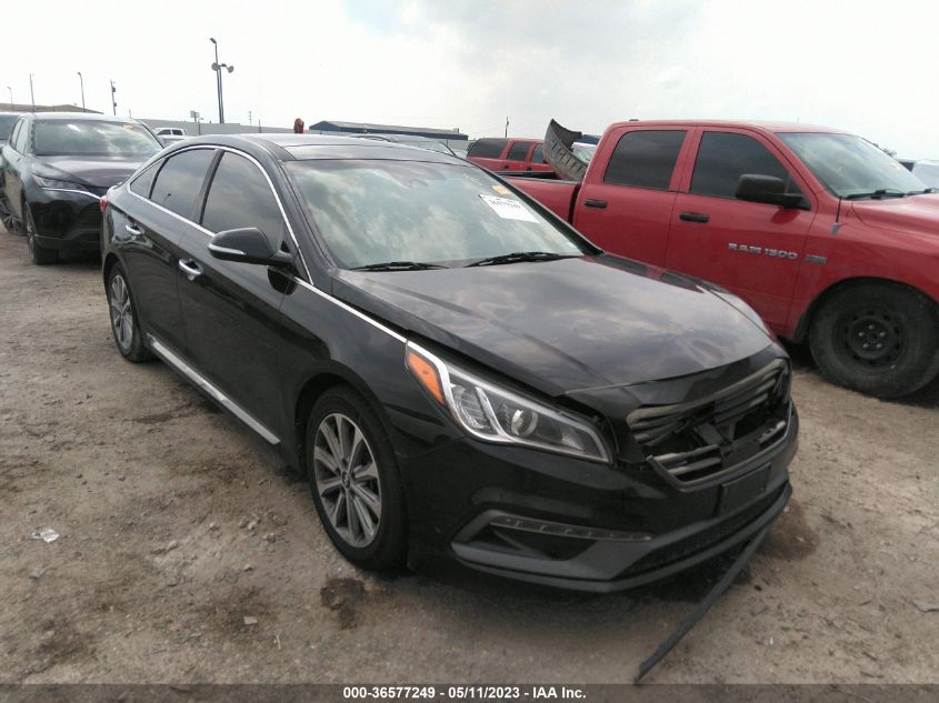 2016 HYUNDAI SONATA 2.4L LIMITED - 5NPE34AFXGH436035