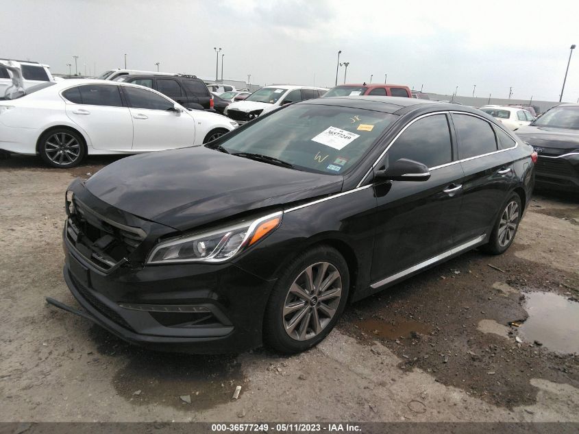 2016 HYUNDAI SONATA 2.4L LIMITED - 5NPE34AFXGH436035