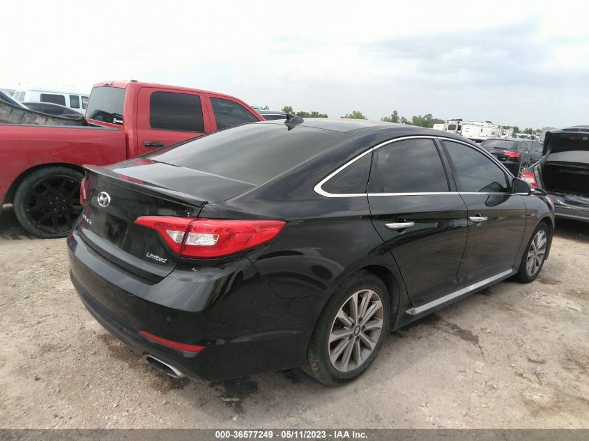 2016 HYUNDAI SONATA 2.4L LIMITED - 5NPE34AFXGH436035