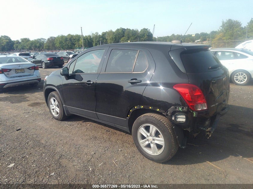 VIN KL7CJNSB9MB348070 2021 CHEVROLET TRAX LS