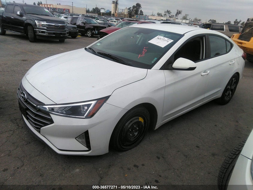 VIN 5NPD84LF6KH485638 2019 HYUNDAI ELANTRA SEL