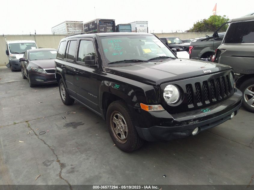 2017 JEEP PATRIOT SPORT - 1C4NJPBA7HD115264