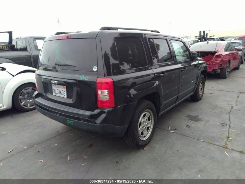 2017 JEEP PATRIOT SPORT - 1C4NJPBA7HD115264