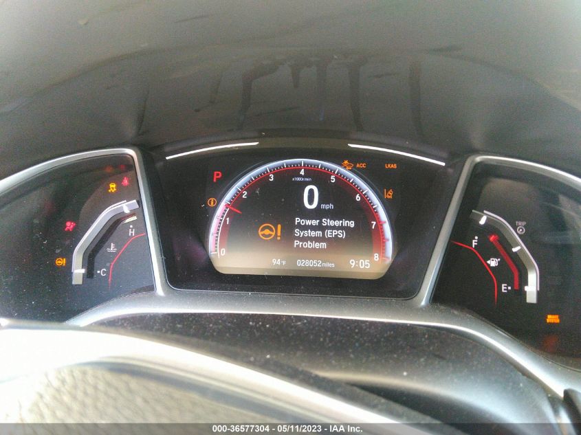 2019 HONDA CIVIC SEDAN SPORT - 2HGFC2F86KH536283
