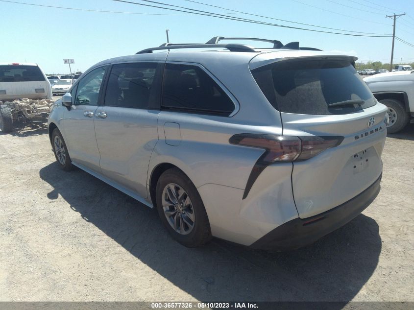 2023 TOYOTA SIENNA XLE - 5TDYRKEC9PS146072